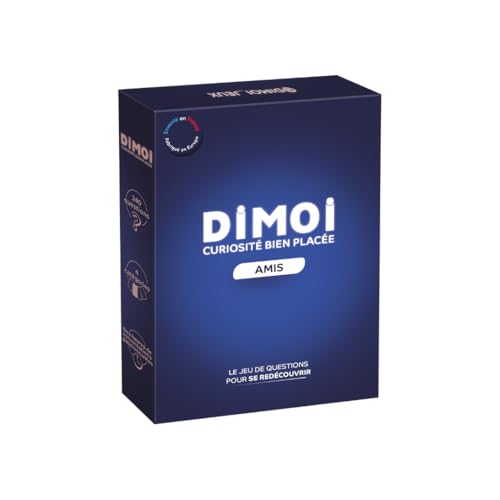 Dimoi Freunde – Kartenspiel – 240 kühne Fragen, um sich zwischen Freunden zu entdecken und seine Beziehungen zu vertiefen – Idee von Tailemi