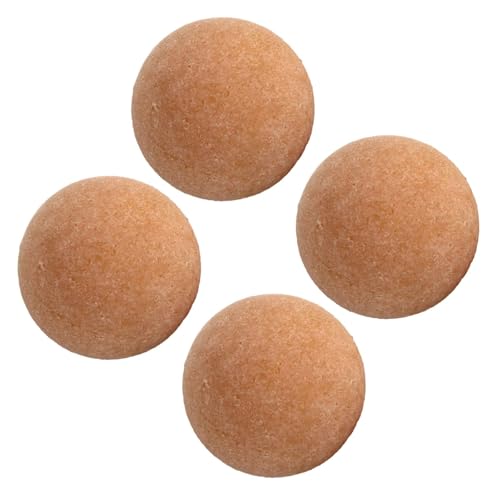 DimyFew 4Pcs Tischfußball Bälle Tabelle Fußball Bälle Ersatz Tischfußball für Familie Party, Orange von DimyFew