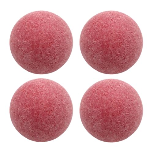 DimyFew 4Pcs Tischfußball Bälle Tabelle Fußball Bälle Ersatz Tischfußball für Familie Party, Rot von DimyFew