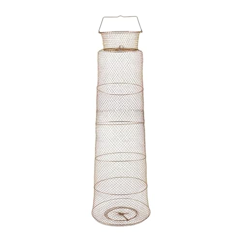 DimyFew Angelkorb Angelnetz Käfig Mehrzweckbehälter Outdoor Wiederverwendbarer Catcher Tragbar für Hummer Forellen Zubehör, Länge 1.3 M, DimyFew Angelkorb Angelnetz Käfig Mehrzweckbehälter Outdoor Wiederverwendbarer Catcher Tragbar für Hummer Forellen Zubehör, Länge 1.3 M, von DimyFew