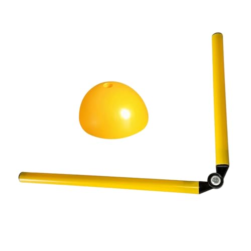 DimyFew Fußball Agilitätstrainingsmasten für Geschwindigkeit Und Fähigkeitenentwicklung, 2section W Fill Base von DimyFew