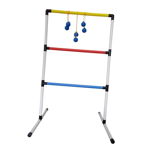 DimyFew Leiterball Spielset, Golfspaß Im Garten für Kinder, Robuste Geschenkidee für Den Rasen auf Der Terrasse, Leicht Zusammenzubauendes Golfwurfset, 1 Leiter DimyFew Leiterball Spielset, Golfspaß Im Garten für Kinder, Robuste Geschenkidee für Den Rasen auf Der Terrasse, Leicht Zusammenzubauendes Golfwurfset, 1 Leiter von DimyFew