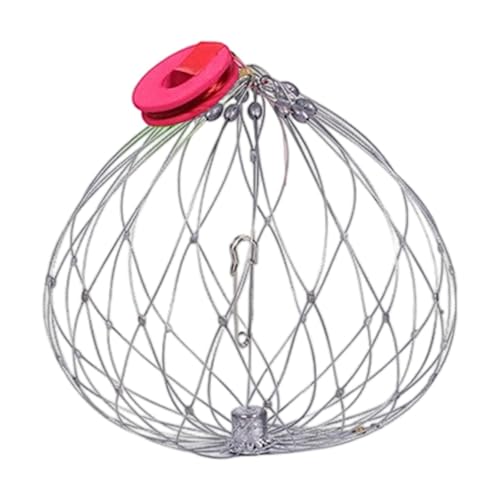 DimyFew Netz Automatische Fang Angeln Cast Snare für Flüsse S Crawdad, 52 cm Dünnes Netz von DimyFew