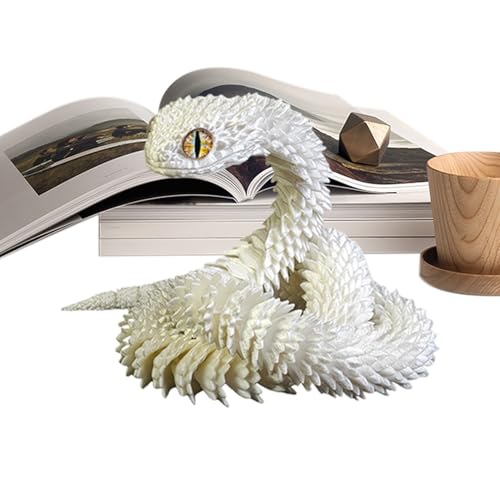3D-gedruckte Schlange – Bewegliches Haustiermodell, Flexible Gelenkfigur, Einzigartiges Tierornament, Kreatives Sammlerspielzeug, Leichtes, Robustes Design | Ausstellungsstück Mit Einrichtung Für Zuha 3D-gedruckte Schlange – Bewegliches Haustiermodell, Flexible Gelenkfigur, Einzigartiges Tierornament, Kreatives Sammlerspielzeug, Leichtes, Robustes Design | Ausstellungsstück Mit Einrichtung Für Zuha von Dinchaakuarry