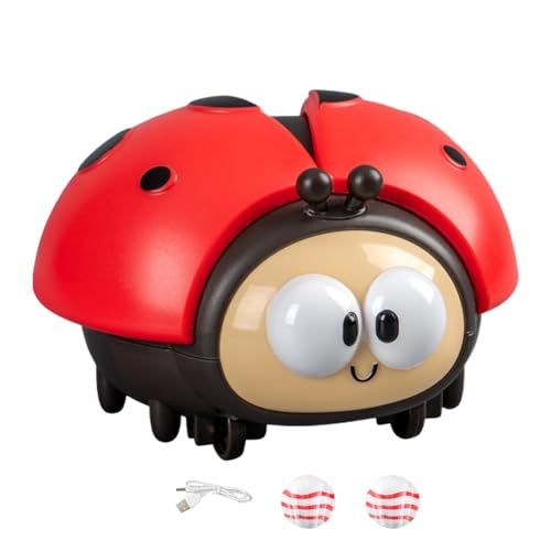 Animal Electronic Toys - Cartoon Ladybug Blowing Ball Toy für Kinder | Interaktives sensorisches -Spielzeug für Kleinkinder, Vorschullernspielzeug für Kindergarten, Kindergarten, Heimspielspaß Animal Electronic Toys - Cartoon Ladybug Blowing Ball Toy für Kinder | Interaktives sensorisches -Spielzeug für Kleinkinder, Vorschullernspielzeug für Kindergarten, Kindergarten, Heimspielspaß von Dinchaakuarry