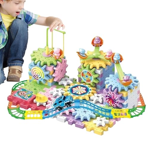 Ausrüstungsspielzeug - Buntes Gears -Baukit, STEM -Aktivitätset | Drehungspädagogischer Getriebespielzeug, kreative Verriegelungsblöcke, technische Spielzeugkit, Motor Skills Builder für Kinder Ausrüstungsspielzeug - Buntes Gears -Baukit, STEM -Aktivitätset | Drehungspädagogischer Getriebespielzeug, kreative Verriegelungsblöcke, technische Spielzeugkit, Motor Skills Builder für Kinder von Dinchaakuarry