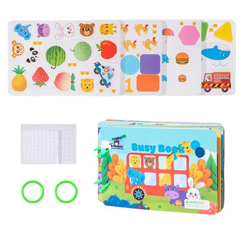 Baby Book Toys, Book Spielzeug für Kinder - Cartoon lustiges Aktivitätsbuch - Lernspielzeug, Mathematikspiele, interaktive Spiele für die frühe Entwicklung für die frühe Entwicklung von Dinchaakuarry