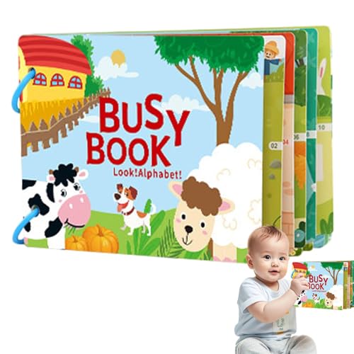 Dinchaakuarry Abreißbücher für Kleinkinder, Stickerbücher für Kleinkinder – Buchstabenerkennung Zerreißbücher für | Lernaktivitäten im Vorschulalter Dinchaakuarry Abreißbücher für Kleinkinder, Stickerbücher für Kleinkinder – Buchstabenerkennung Zerreißbücher für | Lernaktivitäten im Vorschulalter von Dinchaakuarry