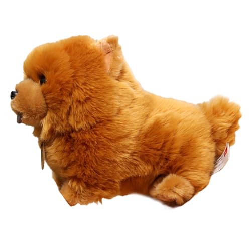 Dinchaakuarry Chow Chow Plüschhundspielzeug - 25 cm gefüllte Tierpuppe | Soft und huggierbares für Kinder, Erwachsene, Mädchen, Wohnkultur, Schlafkumpel, Geburtstagsgeschenk, Kuschelspielzeug Dinchaakuarry Chow Chow Plüschhundspielzeug - 25 cm gefüllte Tierpuppe | Soft und huggierbares für Kinder, Erwachsene, Mädchen, Wohnkultur, Schlafkumpel, Geburtstagsgeschenk, Kuschelspielzeug von Dinchaakuarry