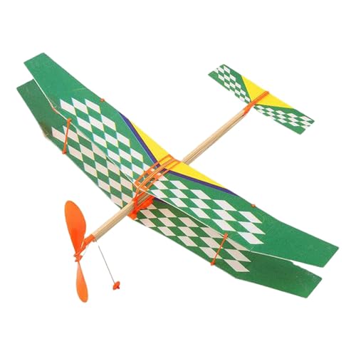 Dinchaakuarry Doppeldecker-Modell-Set – Spielzeug für Flugzeug-Set aus , Doppeldecker Modell Spielzeug | Handstart, lustiges Lernspielzeug von Dinchaakuarry