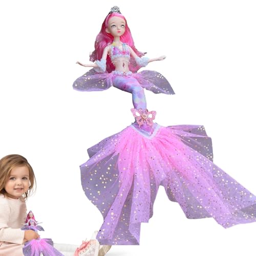 Dinchaakuarry Little Mermaid Doll Toy - Film -inspiriertes Fashion Doll Prinzessin | Bewegbare Klassische Meerjungfraupuppe für Kinder, Weihnachten, Kindertag, Geburtstag, Sammler -Prinzessin Dinchaakuarry Little Mermaid Doll Toy - Film -inspiriertes Fashion Doll Prinzessin | Bewegbare Klassische Meerjungfraupuppe für Kinder, Weihnachten, Kindertag, Geburtstag, Sammler -Prinzessin von Dinchaakuarry
