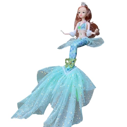 Dinchaakuarry Little Mermaid Doll Toy - Film -inspiriertes Fashion Doll Prinzessin | Bewegbare Klassische Meerjungfraupuppe für Kinder, Weihnachten, Kindertag, Geburtstag, Sammler -Prinzessin Dinchaakuarry Little Mermaid Doll Toy - Film -inspiriertes Fashion Doll Prinzessin | Bewegbare Klassische Meerjungfraupuppe für Kinder, Weihnachten, Kindertag, Geburtstag, Sammler -Prinzessin von Dinchaakuarry