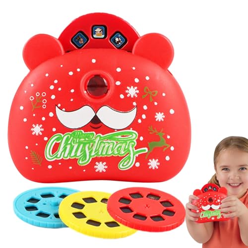 Dinchaakuarry Projektor-Spielzeug für Kinder, Projektor für Kinder, Weihnachtsmärchen, Cartoon, festliche Projektorlampe, sensorisches Spielzeug für Kinder Dinchaakuarry Projektor-Spielzeug für Kinder, Projektor für Kinder, Weihnachtsmärchen, Cartoon, festliche Projektorlampe, sensorisches Spielzeug für Kinder von Dinchaakuarry