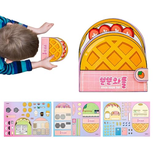 Dinchaakuarry Ruhepapierbuch - Cartoon Crafting Toy Interactive -Busy Book | Entwickeln Sie Mädchen Lernfähigkeiten bereichern Fantasiespielzeug für Schlafsaal, Studienraum Dinchaakuarry Ruhepapierbuch - Cartoon Crafting Toy Interactive -Busy Book | Entwickeln Sie Mädchen Lernfähigkeiten bereichern Fantasiespielzeug für Schlafsaal, Studienraum von Dinchaakuarry