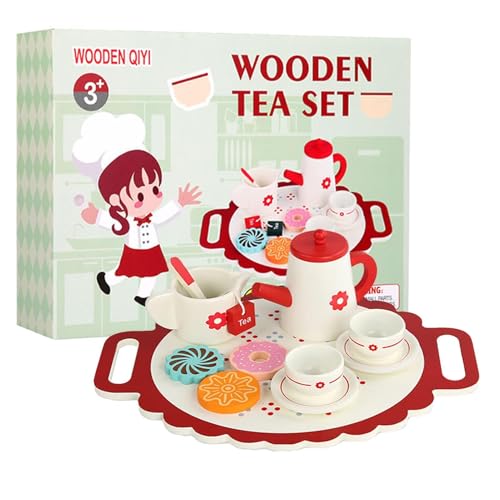 Dinchaakuarry Spielen Sie das Teeset, Teeservice aus für kleine Mädchen, Prinzessinentee aus im Nachmittagsteaset, Realistisches Spielzeug für die Rollküche Dinchaakuarry Spielen Sie das Teeset, Teeservice aus für kleine Mädchen, Prinzessinentee aus im Nachmittagsteaset, Realistisches Spielzeug für die Rollküche von Dinchaakuarry