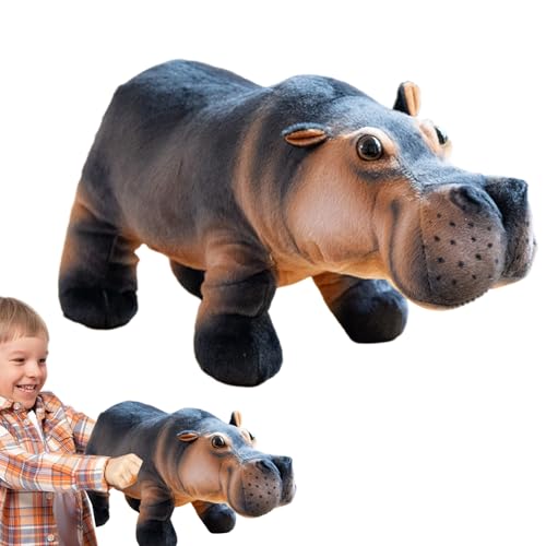 Dinchaakuarry Weiches Nilpferdgefüllter Tier - Pygmy Nilds Plüschpuppenkissen | Nettes Kuschelige -Spielzeug Für Kinder Mädchen, Heimatbettdekor, Schlafkissen, Geschenk Für Kleinkinder, Babyparty Ge Dinchaakuarry Weiches Nilpferdgefüllter Tier - Pygmy Nilds Plüschpuppenkissen | Nettes Kuschelige -Spielzeug Für Kinder Mädchen, Heimatbettdekor, Schlafkissen, Geschenk Für Kleinkinder, Babyparty Ge von Dinchaakuarry