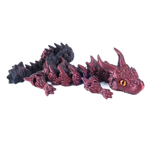 Drachendekoration Flexible Drachenfigur 3D-Artikulationsdrache Drache Desktop-Kunst Drachendekoration für Autos Artikulationsdrachendekoration Fidget-Drachenskulptur Tischplatte Drachenmode Drachendekoration Flexible Drachenfigur 3D-Artikulationsdrache Drache Desktop-Kunst Drachendekoration für Autos Artikulationsdrachendekoration Fidget-Drachenskulptur Tischplatte Drachenmode von Dinchaakuarry