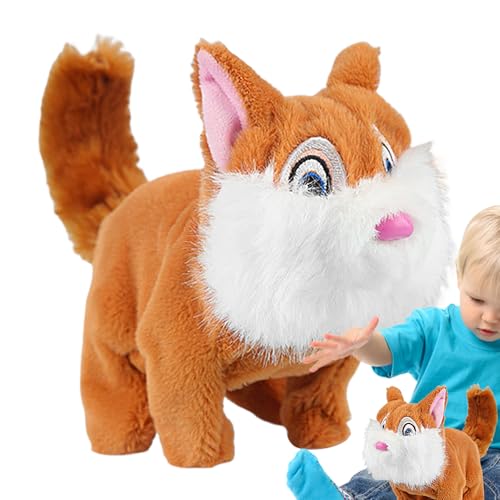 Eichhörnchen Gefülltes Tier - Interaktives Spaziergang Elektrisch Plüschspielzeug | Soft Sprechendes Tierspielzeug Für Kinder, , Mädchen, Kleinkinder, Geburtstagsgeschenk, Vorschulkomfortpuppe, Eichhörnchen Gefülltes Tier - Interaktives Spaziergang Elektrisch Plüschspielzeug | Soft Sprechendes Tierspielzeug Für Kinder, , Mädchen, Kleinkinder, Geburtstagsgeschenk, Vorschulkomfortpuppe, von Dinchaakuarry