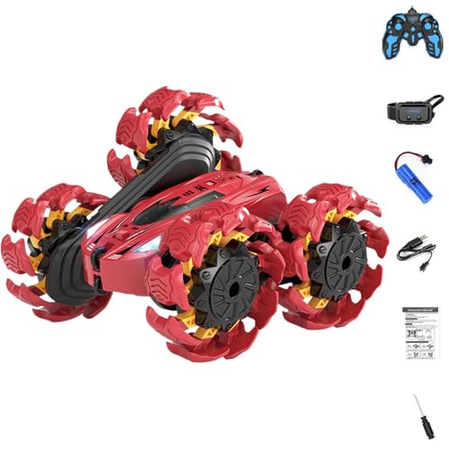 Geste RC Auto Fernbedienung Hand Geste Spielzeug RC Stuntauto Rotierend RC Auto Spielzeug Hand Kontrolle Auto Geste Erkennung Auto 360 ° RC Stuntauto Kinder RC Auto RC Auto von Dinchaakuarry