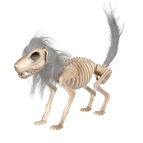 Hund Schädel Halloween - Beängstigend Tier Modell,Flexible Kran Schalenfiguren Dekoration Halloween Party-Requisiten Für Garten Rasen Ornament Draußen Blick Hund Schädel Halloween - Beängstigend Tier Modell,Flexible Kran Schalenfiguren Dekoration Halloween Party-Requisiten Für Garten Rasen Ornament Draußen Blick von Dinchaakuarry