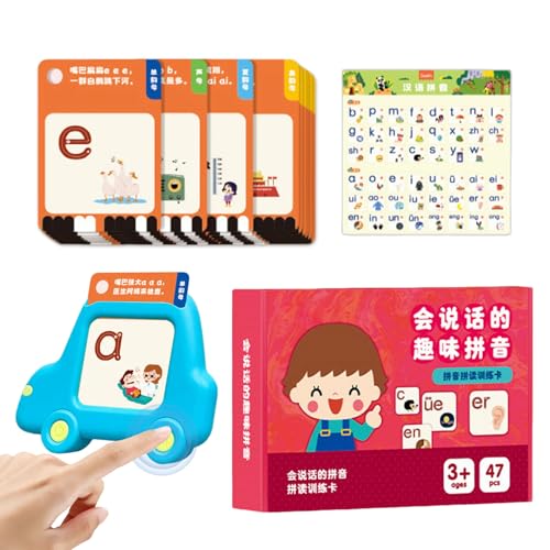 Kids Flash -Karten - Interaktive Anweisungskarten für den frühen Lernmaschinengebrauch | Bildungsspielzeug für und Mädchen im Alter von 4 bis 6 Jahren, ideal für Zuhause, Schule, Kindergarten, von Dinchaakuarry