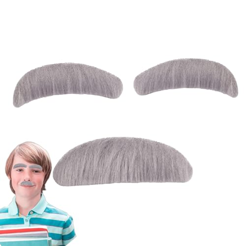 Künstlicher Alter Mann Bartkostüm Kit - Stick Auf Augenbrauen, Synthetische Faserhaare | Make -up -Accessoire des Gesichts, Funny Party Requent Set, -Theatercharakter Für Fotoshootings, Künstlicher Alter Mann Bartkostüm Kit - Stick Auf Augenbrauen, Synthetische Faserhaare | Make -up -Accessoire des Gesichts, Funny Party Requent Set, -Theatercharakter Für Fotoshootings, von Dinchaakuarry
