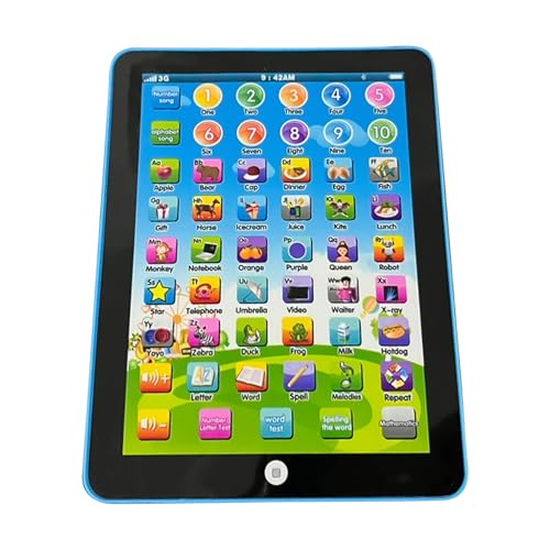 Lern-Tablet für Kinder – Toddler Educational Touchscreen Toy | ALPABET-Nummer-Programm von Dinchaakuarry