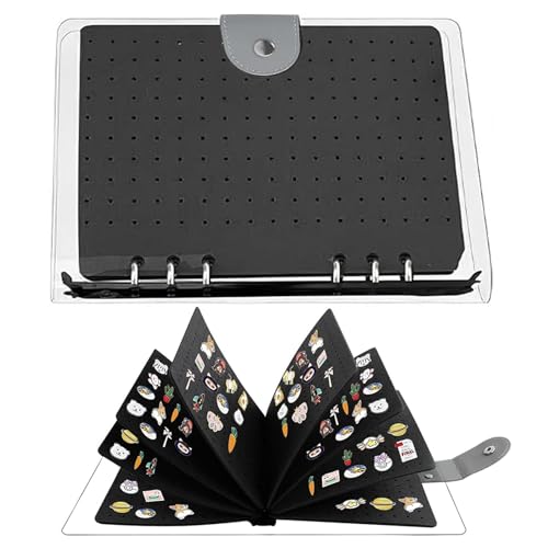PIN - Bücher für Sammler - Felt Pin Case Display Storage, Jewelry Organizer | Brosche und Pin Display-Tasche, 6 Seiten Veranstalter für Ohrringe, Sammleraufbewahrungslösung von Dinchaakuarry