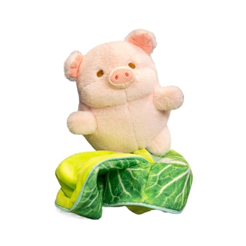 Plüschtiere – Kuscheliges Schwein mit Reißverschluss – Plüschtier zum Kuscheln, Kohlwurf, chinesisches Kohlspielzeug | niedliches und weiches Schweinchen-Plüschtier Plüschtiere – Kuscheliges Schwein mit Reißverschluss – Plüschtier zum Kuscheln, Kohlwurf, chinesisches Kohlspielzeug | niedliches und weiches Schweinchen-Plüschtier von Dinchaakuarry