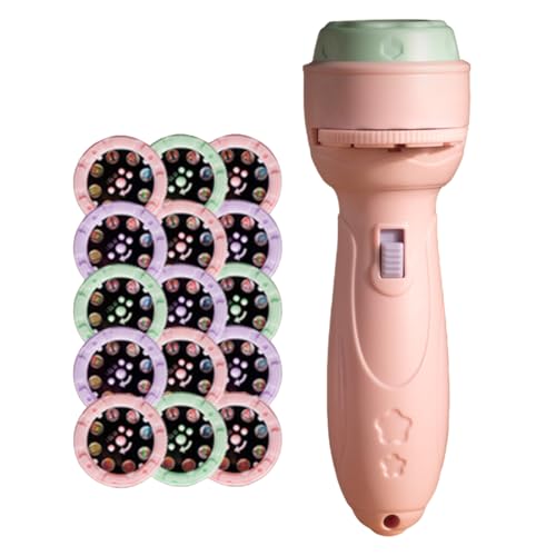 Projektor-Taschenlampen Für Kinder,Taschenlampen-Projektor Für Kinder,120 Muster -Taschenlampe - Feinmotorikspielzeug, Vorschullernen, Cartoon-Taschenlampe, Projektorspielzeug von Dinchaakuarry