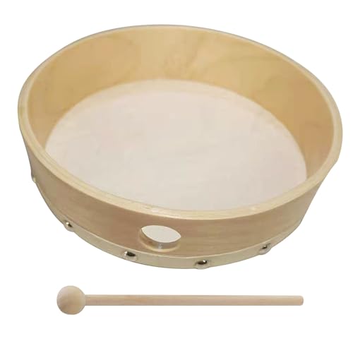 Rahmen Drums - Holz Percussion Set, Runde Musical Instrument | Drum mit Festival Celebration Szenario, Lernen Sound Maker für Kindergarten Konzert Theaterveranstaltung Bildungsmusik von Dinchaakuarry