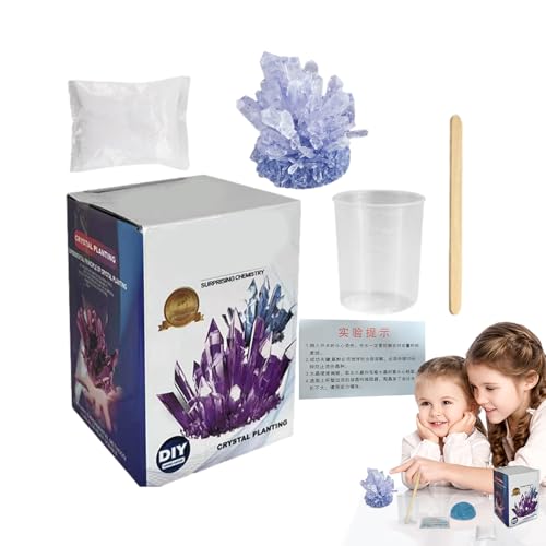 STEM Crystal Science Kit - Wachsen Sie Ihr Eigenes Kristalle Bildungsprojekt | Fun Lernspielzeug Für Kinder 8 Und Up, Wissenschaftliches Experiment Geschenk Für Mädchen Zu Hause Oder Klasse STEM Crystal Science Kit - Wachsen Sie Ihr Eigenes Kristalle Bildungsprojekt | Fun Lernspielzeug Für Kinder 8 Und Up, Wissenschaftliches Experiment Geschenk Für Mädchen Zu Hause Oder Klasse von Dinchaakuarry