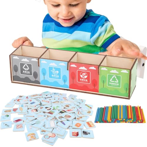 Sortieren des Spiels Für Kinder - Frühes Lernen Recyclingspielzeug | Multifunktionales Interaktives Bildungsspiel Für Und Mädchen, Unterhaltsame STEM -Aktivitäten Für Kleinkinder, Vorschule, Zu Sortieren des Spiels Für Kinder - Frühes Lernen Recyclingspielzeug | Multifunktionales Interaktives Bildungsspiel Für Und Mädchen, Unterhaltsame STEM -Aktivitäten Für Kleinkinder, Vorschule, Zu von Dinchaakuarry