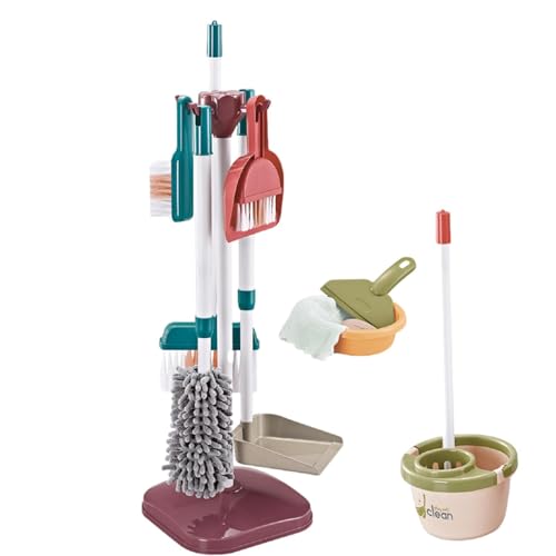 Stellen Sie Sich Vor, Spielreinigungsset Für Kinder - Bildungshaus -Housekeeping -Kit | Kleinkind-sicherer Besen Und MOP-Spielzeug Für Und Mädchen, Wiederverwendbare Umfassende Werkzeuge Für Da Stellen Sie Sich Vor, Spielreinigungsset Für Kinder - Bildungshaus -Housekeeping -Kit | Kleinkind-sicherer Besen Und MOP-Spielzeug Für Und Mädchen, Wiederverwendbare Umfassende Werkzeuge Für Da von Dinchaakuarry