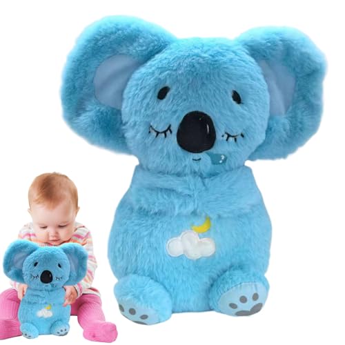 Tiere Erwachsene Koala Atmen Gefüllt - Beruhigender Koala -Bär, Atemwegs Sensorischer Plüschkumpel | Einstellbar In Vier Modi Sound Machine Soother Koala Bär Mit Sensorischen Lichtern Rhythmischer Atm von Dinchaakuarry