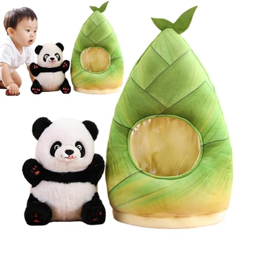 Tierspielzeug, Plüsch-Rucksack für Kinder | Cartoon Kinder Panda Spielzeug | Niedlicher Kinderrucksack, Tischdekoration für Wohnzimmer, zu Hause, Arbeit, Schlafzimmer von Dinchaakuarry