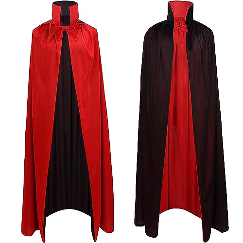 Ding Yongliang Vampir Umhang Stehkragen für Erwachsene Schwarz Rot ,1,4m Cool einschichtige Stand Kragen Erwachsene Umhang Cape Cosplay Umhang Prop für Halloween-Masquerade Ding Yongliang Vampir Umhang Stehkragen für Erwachsene Schwarz Rot ,1,4m Cool einschichtige Stand Kragen Erwachsene Umhang Cape Cosplay Umhang Prop für Halloween-Masquerade von Ding Yongliang