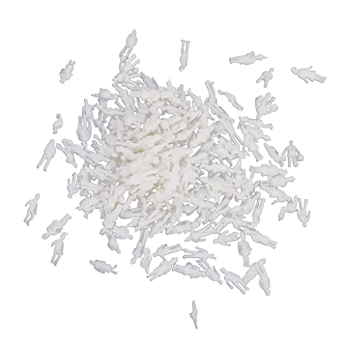 Packung mit 100 weißen 1:200 Maßstab Sitzfiguren für Bahn- und Landschaftsmodelle - Ungiftiges Kunststoffmaterial Packung mit 100 weißen 1:200 Maßstab Sitzfiguren für Bahn- und Landschaftsmodelle - Ungiftiges Kunststoffmaterial von DingMall