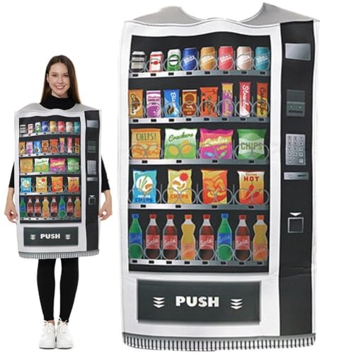 Dinntty Automatenkostüm Für Erwachsene, Lustige Automatenkostüme Für Männer Und Frauen, Halloween-cosplay-overall-outfits Dinntty Automatenkostüm Für Erwachsene, Lustige Automatenkostüme Für Männer Und Frauen, Halloween-cosplay-overall-outfits von Dinntty