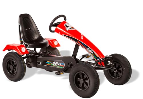 Dino-Cars Stylez - Rahmen Schwarz | Frontspoiler und Kotflügel Rot | Leichtlaufreifen | BF1 Freilauf von Dino Cars