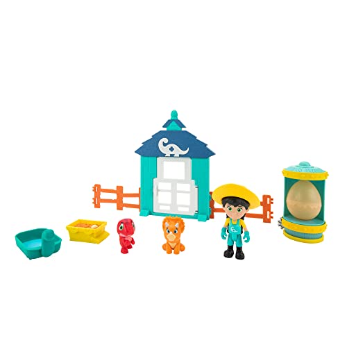 Dino Ranch DNR0013 - Aufzucht-Abenteuer Set, Spielset mit Figur und Zubehör, ab 3 Jahren von Dino Ranch