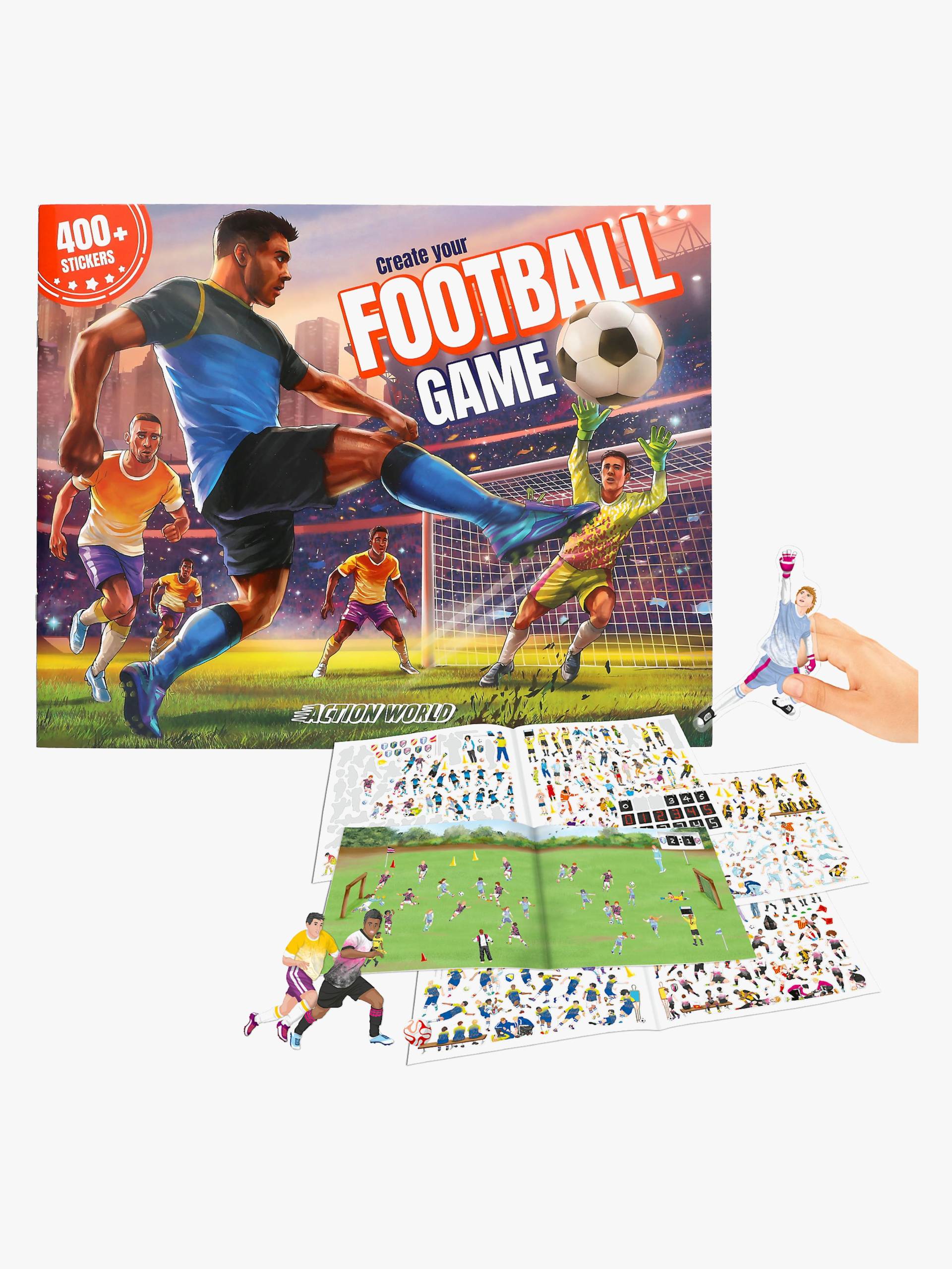 Dino World Bastelbuch Gestalte Dein Fußballspiel Dino World Bastelbuch Gestalte Dein Fußballspiel von Dino World