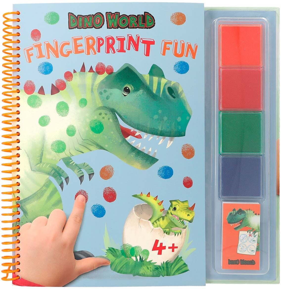 Dino World Fingerprint Fun Malbuch von Dino World