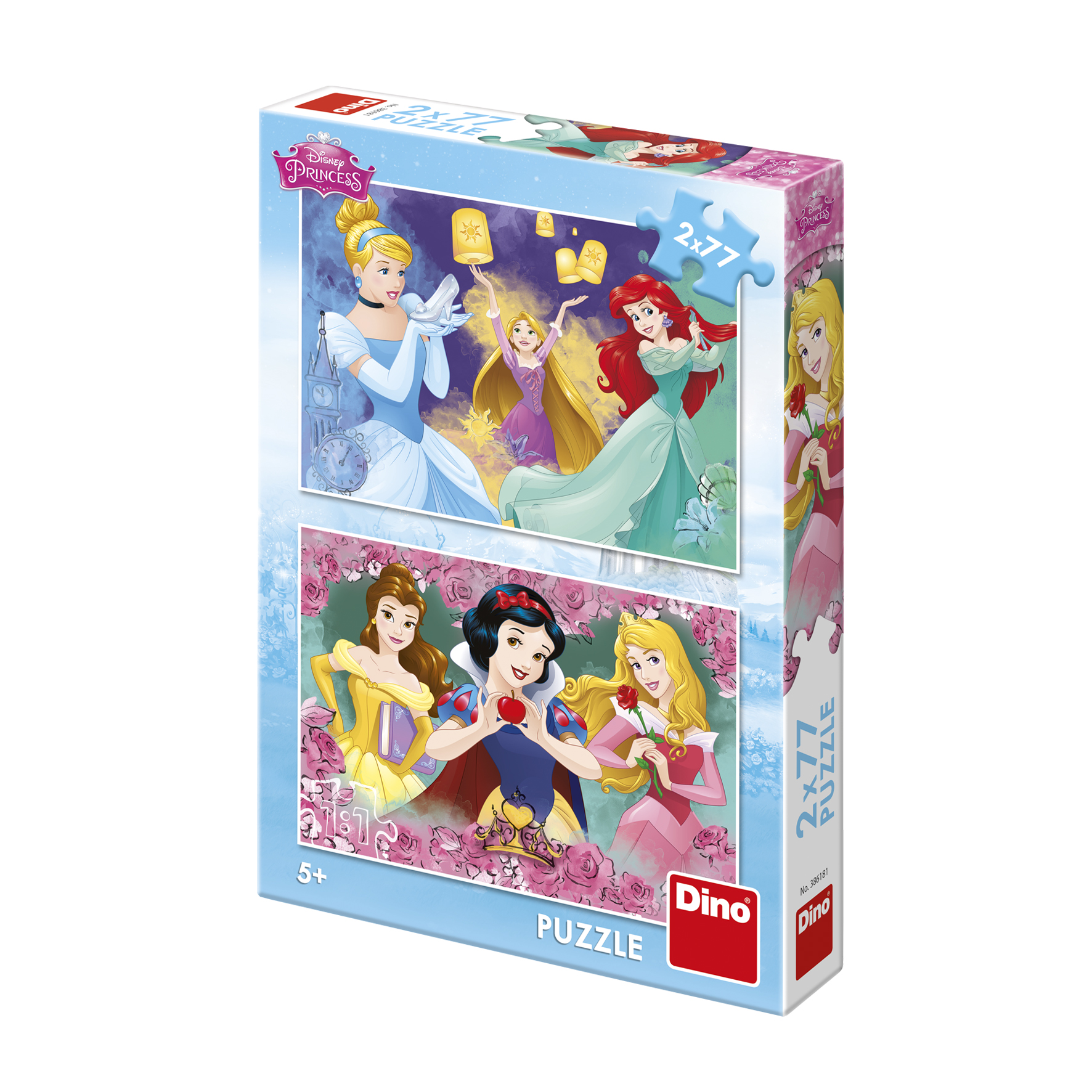 Dino 2 Puzzles - Prinzessin 77 Teile Puzzle Dino-38618 Dino 2 Puzzles - Prinzessin 77 Teile Puzzle Dino-38618 von Dino