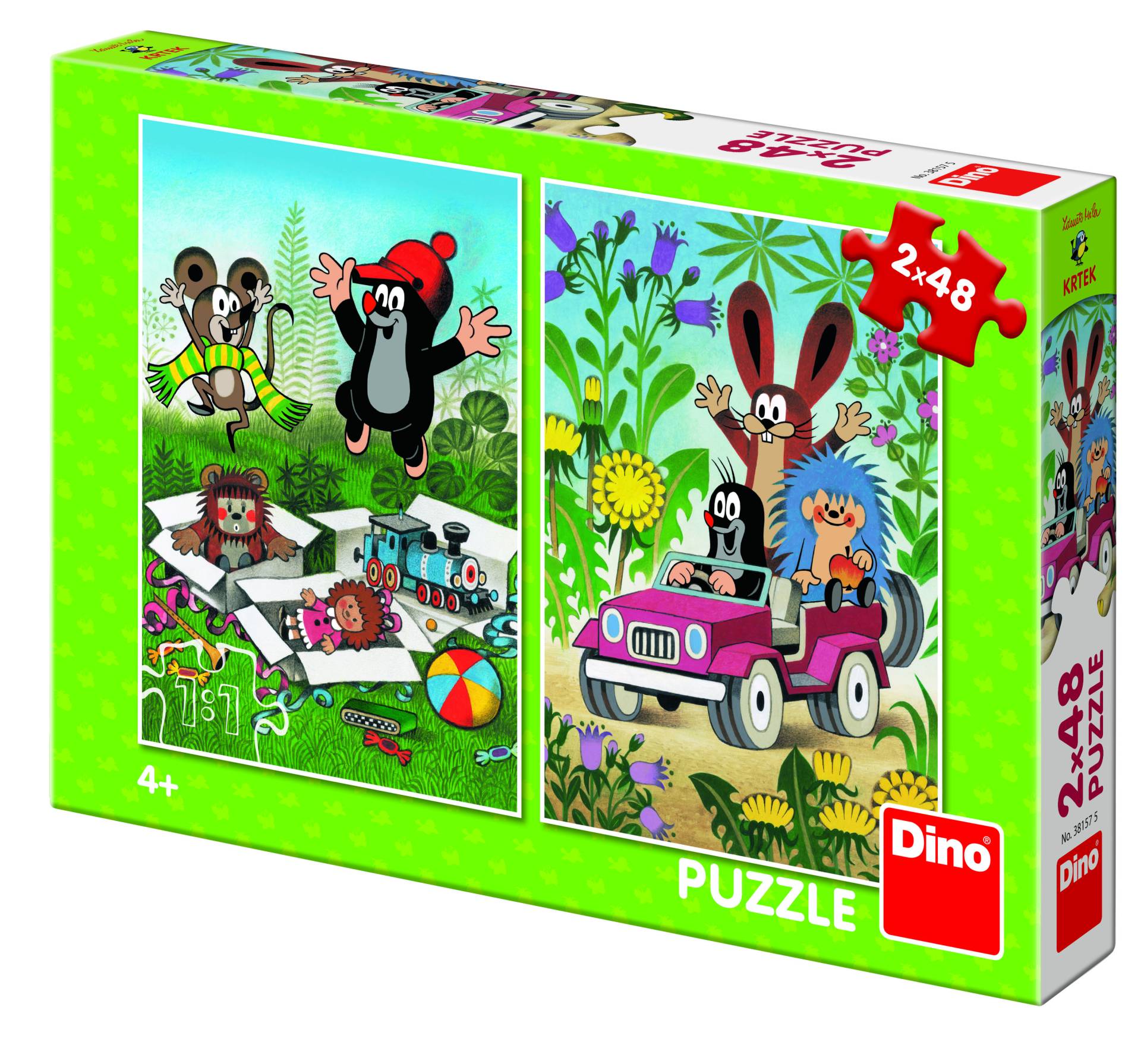 Dino 2 Puzzles - The little Mole 48 Teile Puzzle Dino-38157 Dino 2 Puzzles - The little Mole 48 Teile Puzzle Dino-38157 von Dino