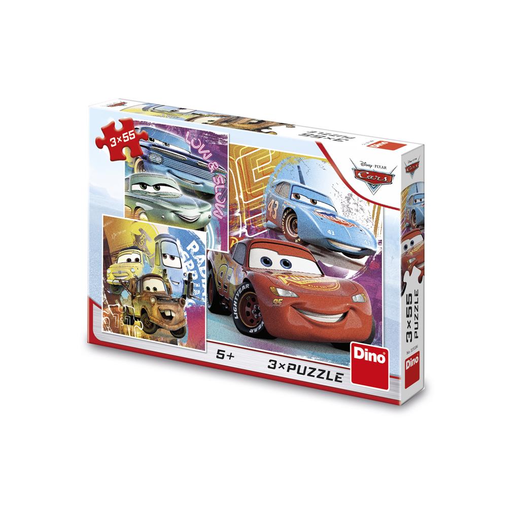 Dino 3 Puzzles - Cars : Freunde 55 Teile Puzzle Dino-33539 Dino 3 Puzzles - Cars : Freunde 55 Teile Puzzle Dino-33539 von Dino