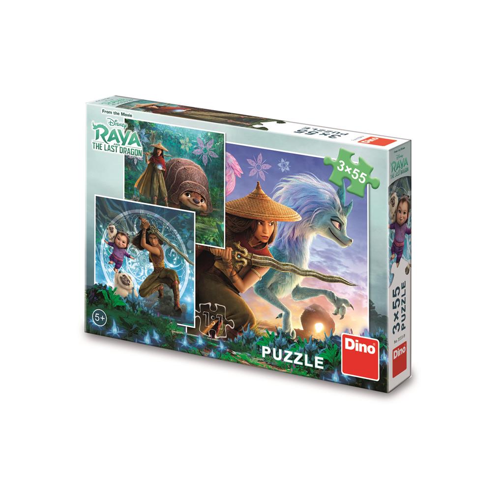 Dino 3 Puzzles - Raya und Freunde 55 Teile Puzzle Dino-33534 Dino 3 Puzzles - Raya und Freunde 55 Teile Puzzle Dino-33534 von Dino