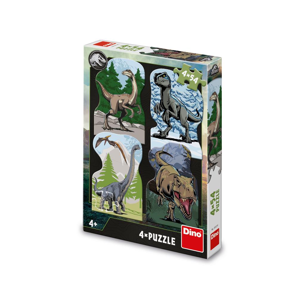 Dino 4 Puzzles - Jurassic World 55 Teile Puzzle Dino-33329 Dino 4 Puzzles - Jurassic World 55 Teile Puzzle Dino-33329 von Dino