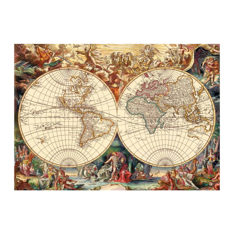 Dino Antike Weltkarte 1000 Teile Puzzle Dino-53249 von Dino