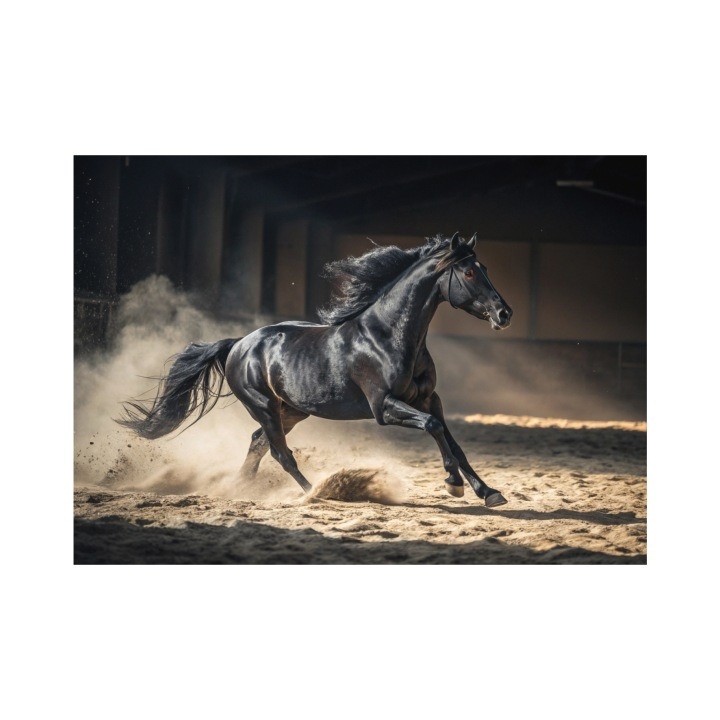 Dino Black Horse 1000 Teile Puzzle Dino-53330 von Dino